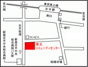 にいざほっとぷらざ図書室　地図